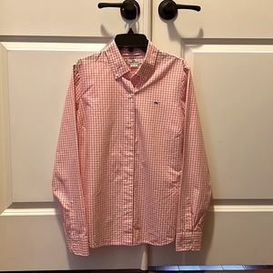Vineyard Vines Gingham Pink Oxford Button Shirt 8